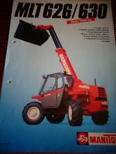 CATALOGUE - AGRICOLE - TRACTEUR - ELEVATEUR MANITOU MLT 626 / 630 ( réf 66