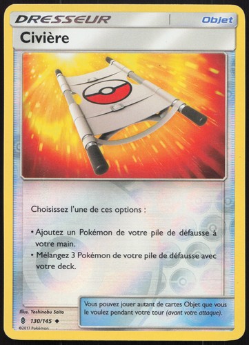 Carte pokémon civière - carte,