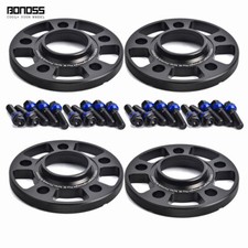 4 15mm Hubcentric Black Wheel Spacers 5x112 for Mercedes AMG GT CLS Class 2019+