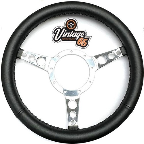 Leather steering wheel - steering, 13