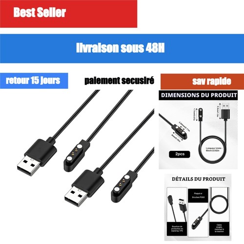 Chargeur montre connectée usb - montre,