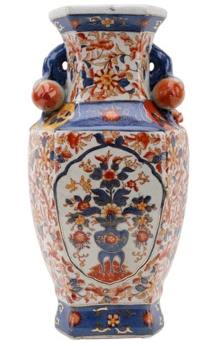 Imari porcelain hex - hex, slim