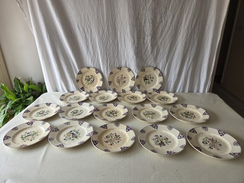 Assiette plate ancien - assiette,