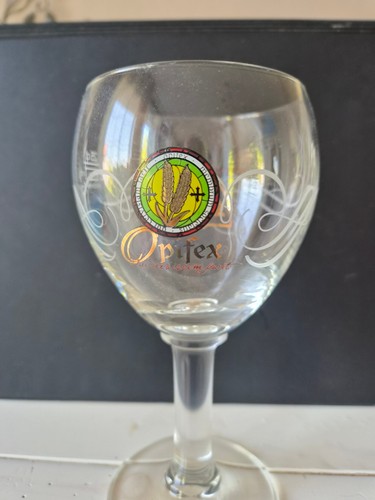 Verre leffe avec blason - verre,