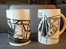 2 MUGS (CHOPES) TINTIN EN