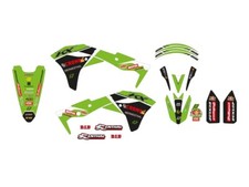 SET D'AUTOCOLLANTS KAWASAKI KXF 250 '17-'20 RÉPLIQUE KAWASAKI F E