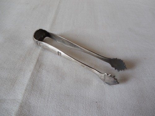 Pince sucre metal argente - pince,
