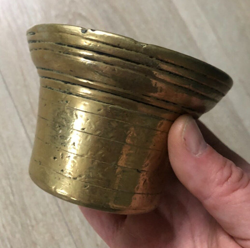 Petit mortier bronze xviiiéme - mortier,
