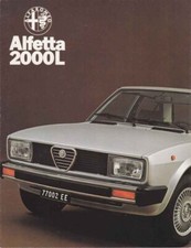 Catalogue Brochure Alfa Romeo