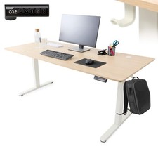 AREBOS Bureau électrique 180 x 80 cm réglable en hauteur avec fonction mémoire