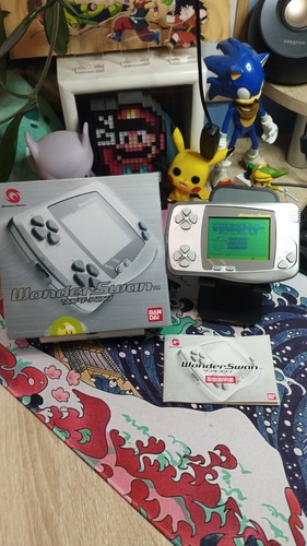 Wonderswan argenté boîte - argenté, +