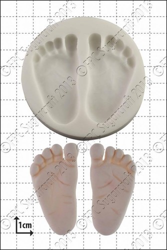 Moule silicone bébé pieds - moule,