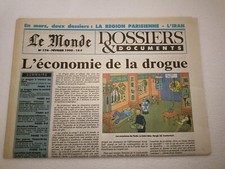 Tintin Le Monde N° 174 Février 1990 L'économie de la drogue