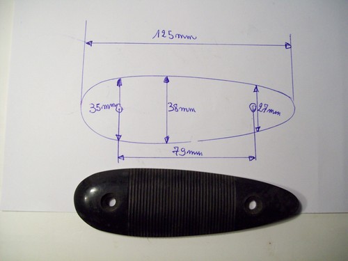 Plaque couche fusil chasse - couche,