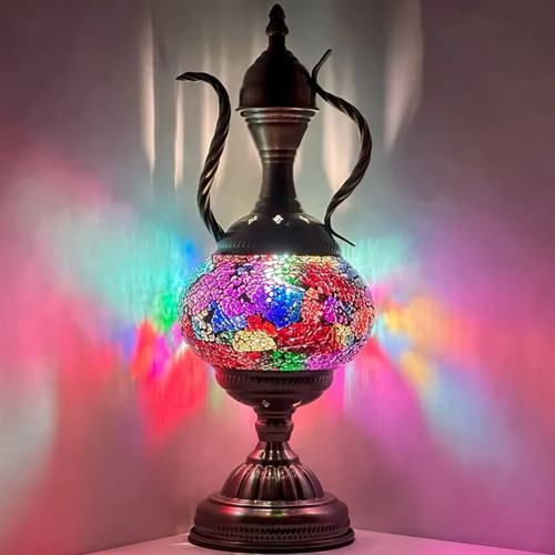 Lampe table verre - table, en