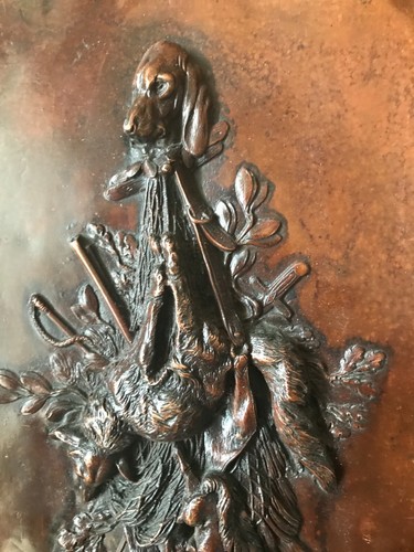 Sculpture cuivre repoussé - , ou