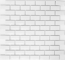 Mosaïque Diamant Métro Blanc