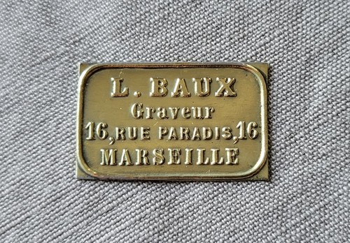 Plaque laiton industrielle