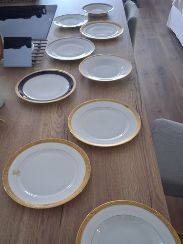 Lots assiettes en - 10,