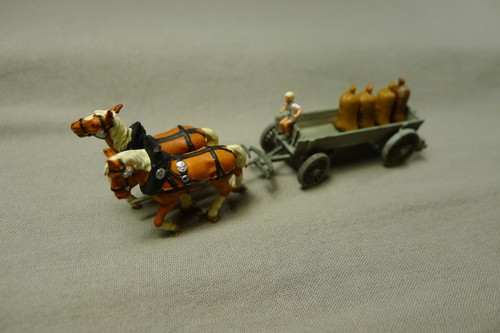 Attelage avec chevaux et - ho,,