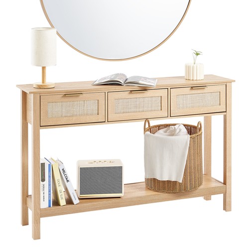 Vevor table console rotin - table, en