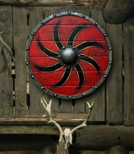 Ivar the Oseless Authentic Battleworn Viking shield larp 24'