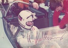 SIGNED HELMUT KELLENERS McLAREN M8F INTERSERIE ORIGINAL PERIOD PHOTO AUTOGRAPH