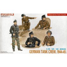 GERMAN TANK CREW 1944-45 KIT 1:35 Dragon Kit Figure Militari Nouveau modèle
