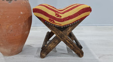 Turkish Stool, Tribal Stool, kilim stool, Ottoman chair, Living room Decor, home