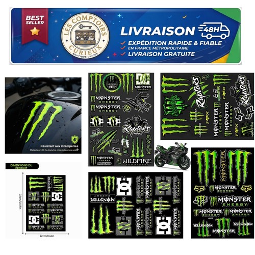 Autocollants monster energy - monster,