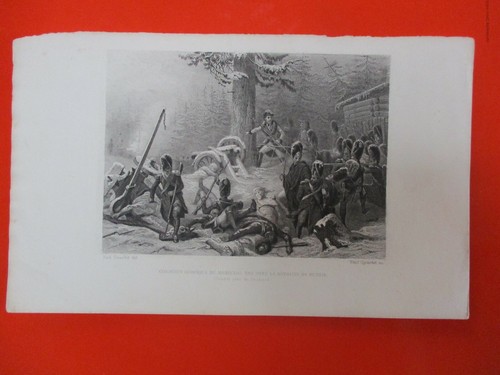 Vers 1850 petite lithographie - vers,