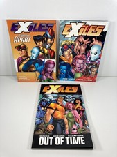 Exiles A World Apart & Vol 3 Out Of Time & Exiles Vol 1 TPB