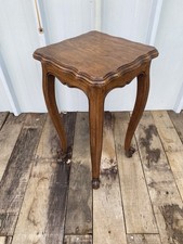Vintage Louis XV Style Solid Oak Curved Feet Harness #C696