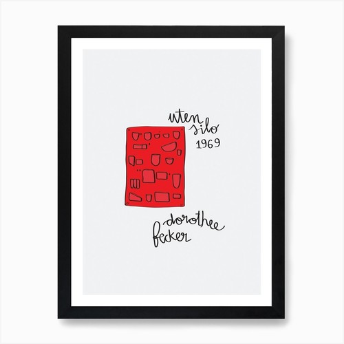 Uten silo becker art print - uten,