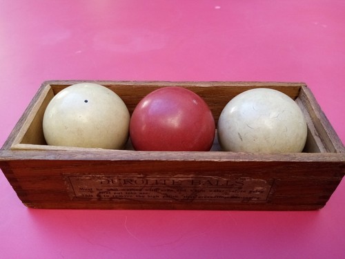 Anciennes boules billard en - anciennes, de