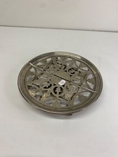 Antique Vintage 1950s Silver Metal Flat Heater on Roulette in Sound J