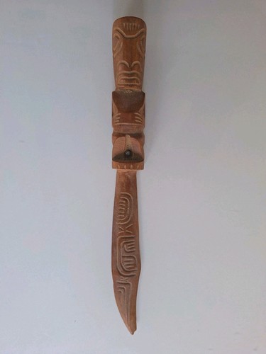Statue sculpture bois - , tiki