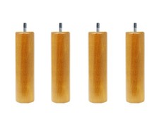 4 pieds de lit cylindriques 20