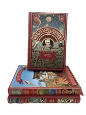Voyages Extraordinaires Jules Verne French Hardback Books 80’s