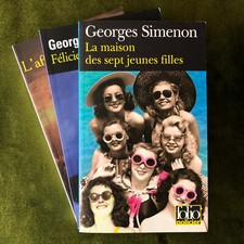 ¤ Lot de 3 Romans Policier - SIMENON - MAIGRET - éd. Folio & Pocket - L2