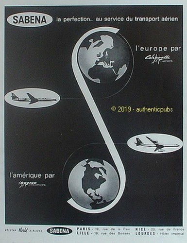 Publicite sabena avion - publicite,