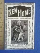 OLD PUB ADVERT CLIPPING - 1904 New Home Paris American Sewing Machine