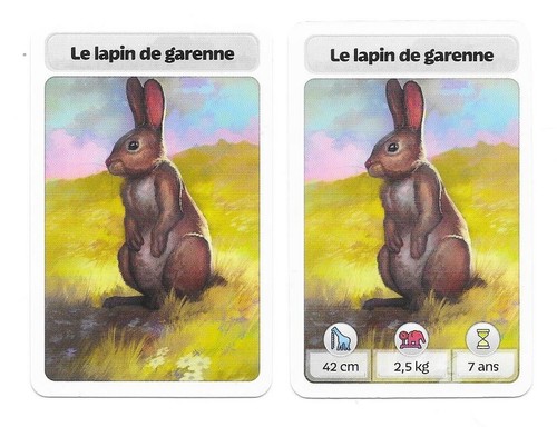 Carte mcdonald lapin de - mcdonald, le