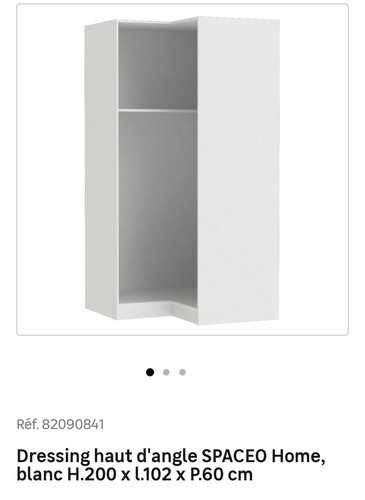 Armoire dressing ouvert - armoire,