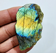 Dalle de cristal de labradorite flashy 159 ct pierre précieuse brute...