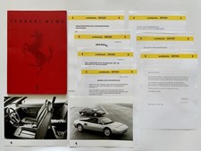 FERRARI MONDIAL T PRESS FOLDER | PROSPEKT | BROCHURE | NOTIZIARIO | #538/89 - DE