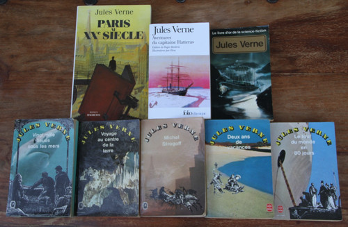 Jules verne lot 8 livres - verne,