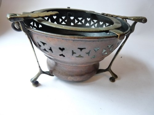 Réchaud brasero bronze - brasero, xviiie