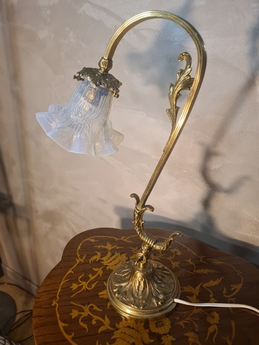 Lampe 1900 1930 bronze et - lampe,