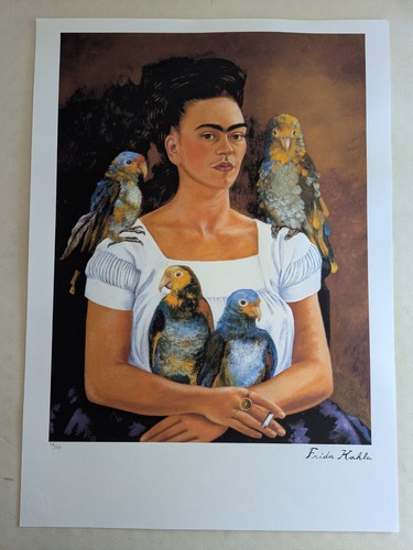 Lithographie frida kahlo - -,